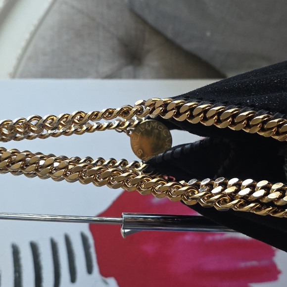 Stella McCartneyFalabella fold-over tote bag Gold Chain - Picture 8 of 17